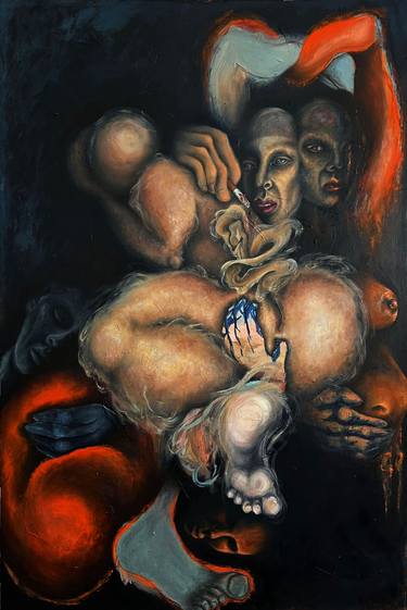 Original Nude Paintings by Gretel Warner