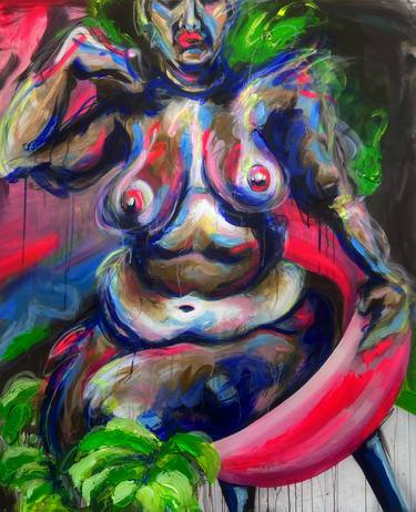 Original Fine Art Nude Paintings by Gretel Warner