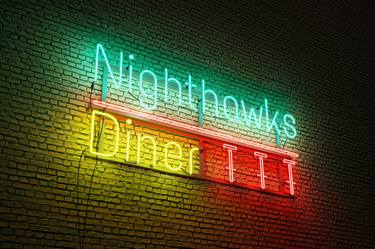 Nighthawks Diner, Homage to Edward Hopper - Limited Edition of 25 thumb