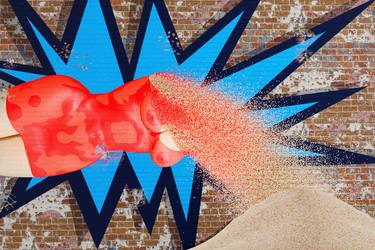 Print of Pop Art Graffiti Mixed Media by Nissan Leviathan