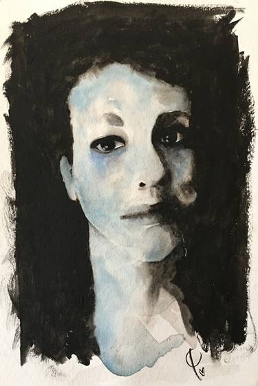 Print of Expressionism Portrait Paintings by Pamela G Rodríguez de la Vega