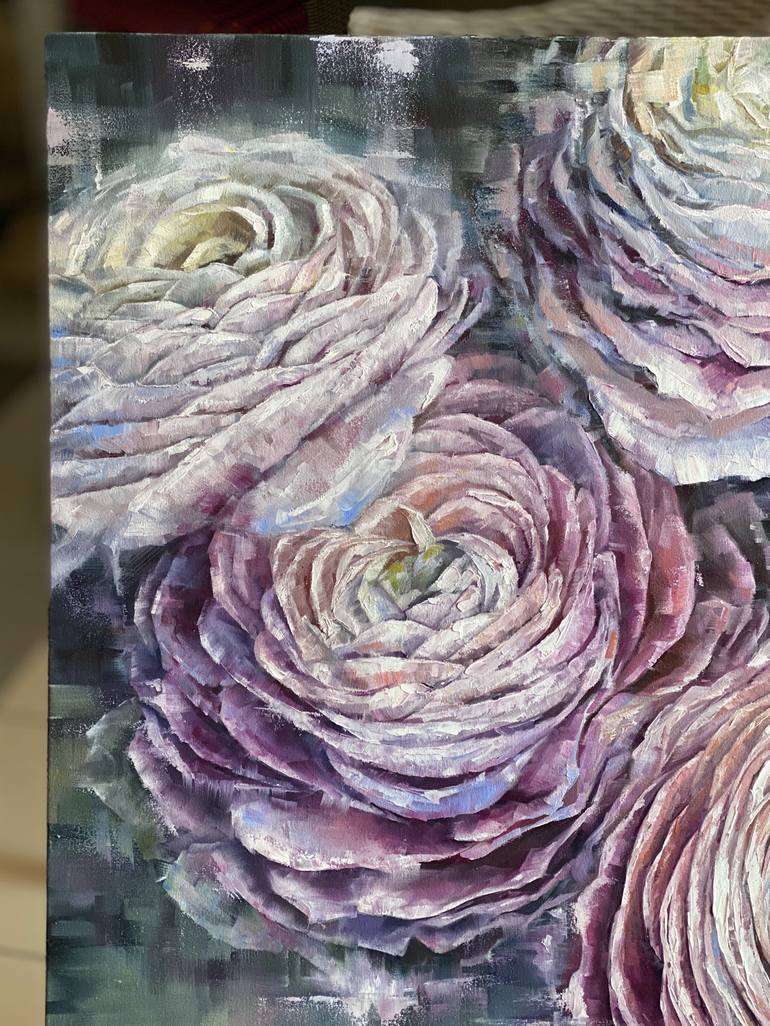 Original Conceptual Floral Painting by Anastasiia Huseynova