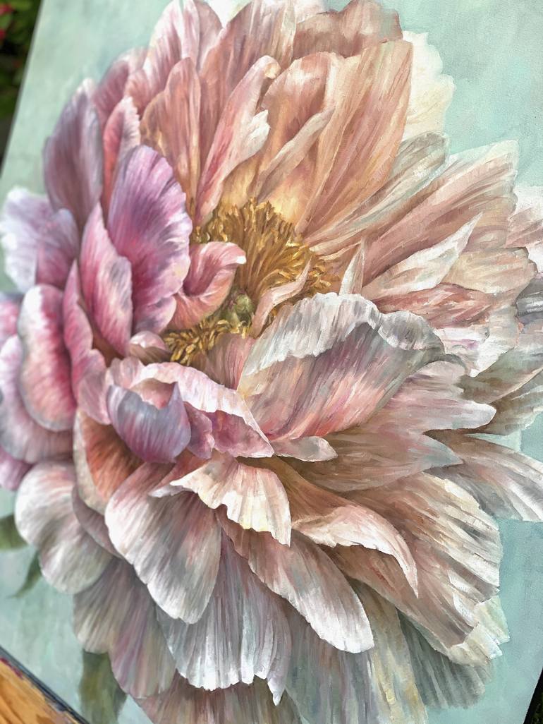 Original Conceptual Floral Painting by Anastasiia Huseynova