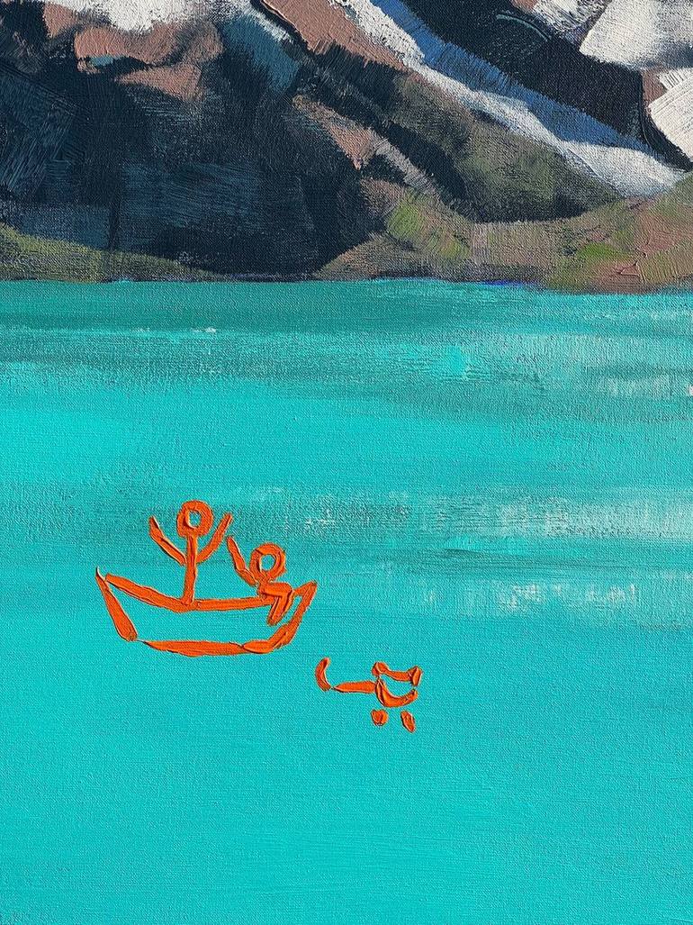 Original Conceptual Landscape Painting by Anastasiia Huseynova