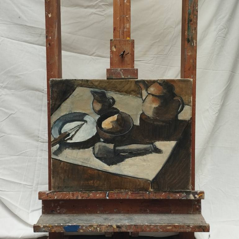 Original Conceptual Still Life Painting by Jose Aguirre