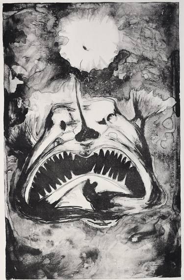 Print of Figurative Fish Printmaking by Espacio Mutante