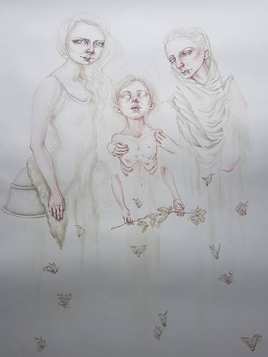 Print of Mortality Paintings by Monika Diak