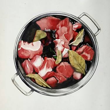 Print of Photorealism Food Paintings by Ito Joyoatmojo