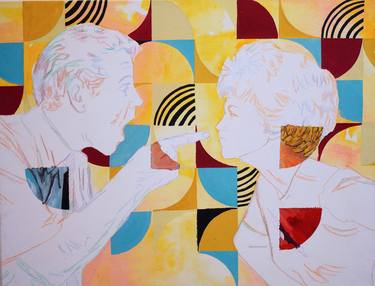 Original Pop Art Love Paintings by Jessica Moritz