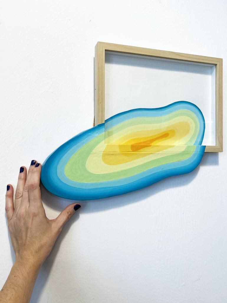 Original Abstract Landscape Sculpture by Jessica Moritz