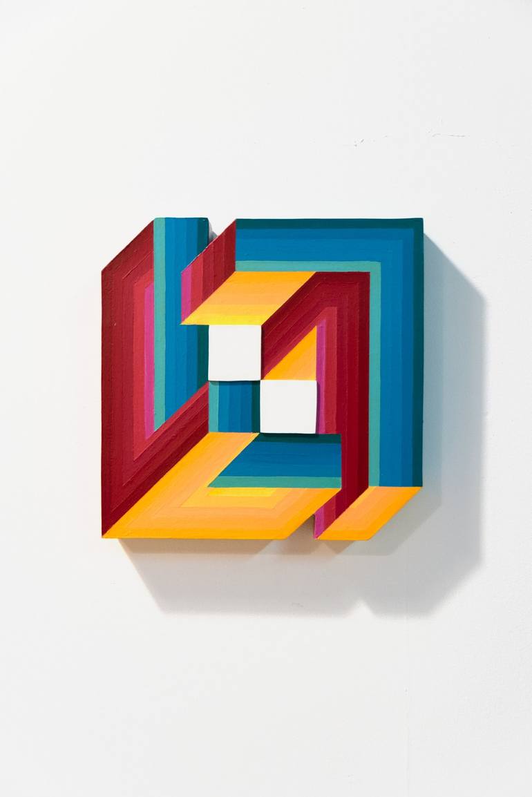 Original Abstract Geometric Sculpture by Jessica Moritz