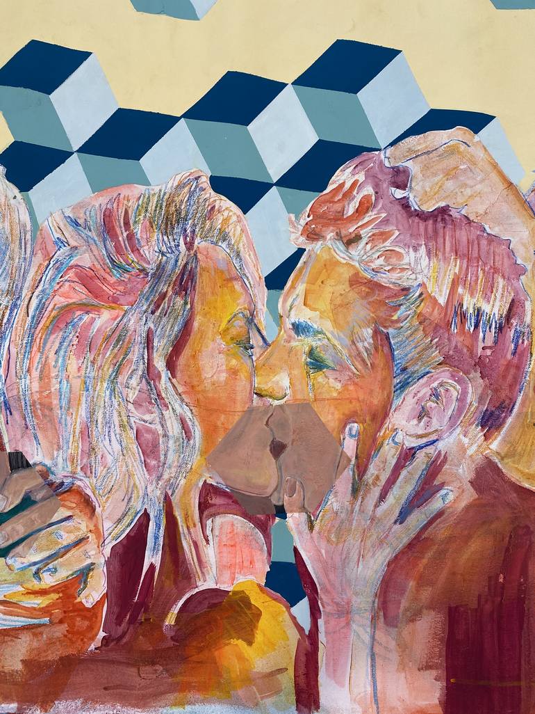 Original Love Painting by Jessica Moritz