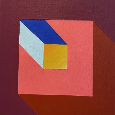 Original Abstract Architecture Paintings by Jessica Moritz