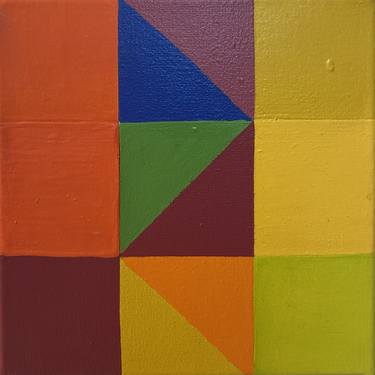 Original Conceptual Geometric Paintings by Jessica Moritz