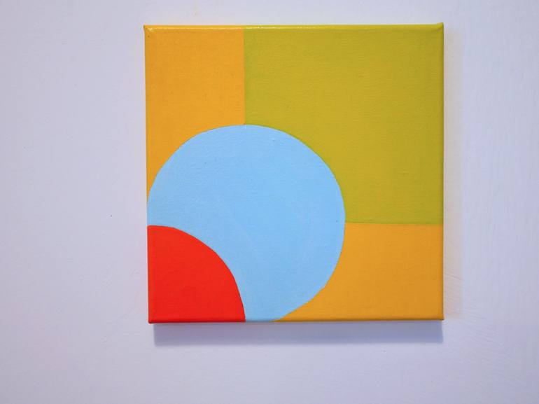 Original Abstract Geometric Painting by Jessica Moritz
