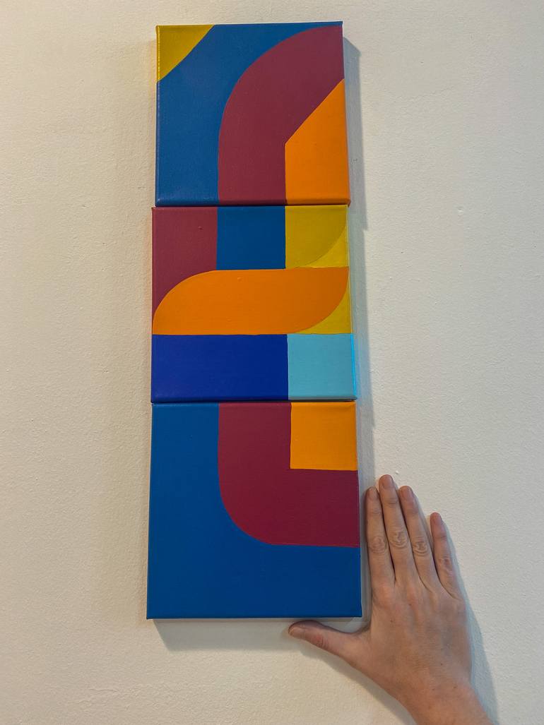 Original Minimalism Architecture Painting by Jessica Moritz