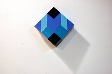 Blue Spectrum, part of an installation: dear white cube image