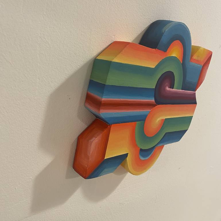 Original Abstract Geometric Sculpture by Jessica Moritz