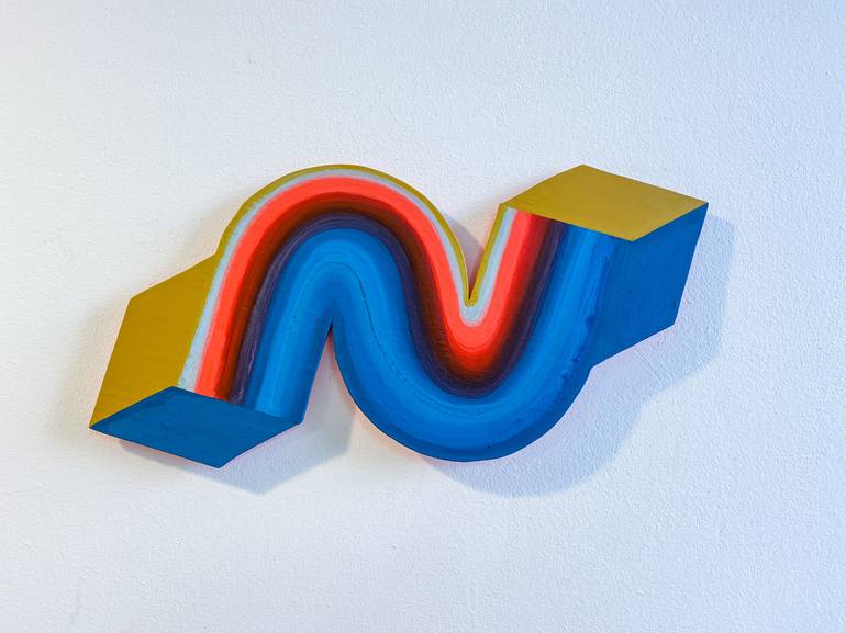 Original Abstract Language Sculpture by Jessica Moritz