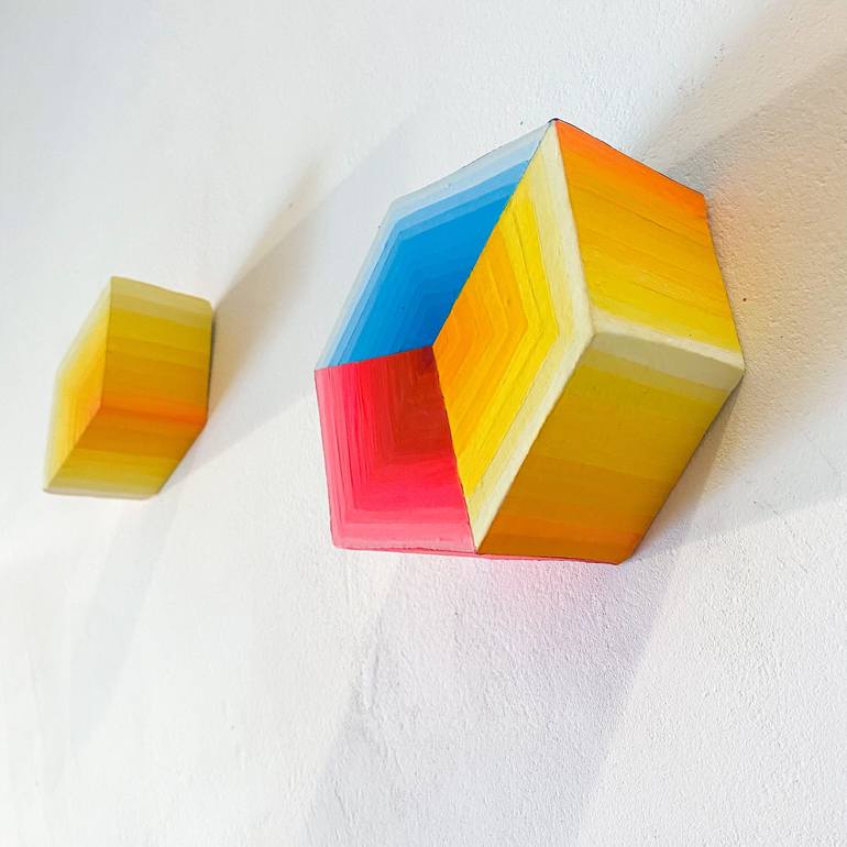 Original Abstract Light Sculpture by Jessica Moritz