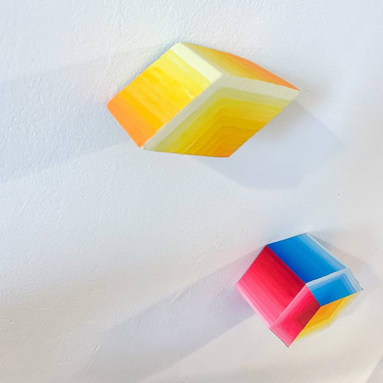 Original Abstract Light Sculpture by Jessica Moritz