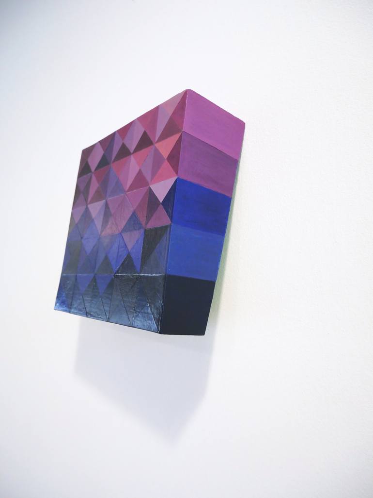 Original Abstract Patterns Sculpture by Jessica Moritz