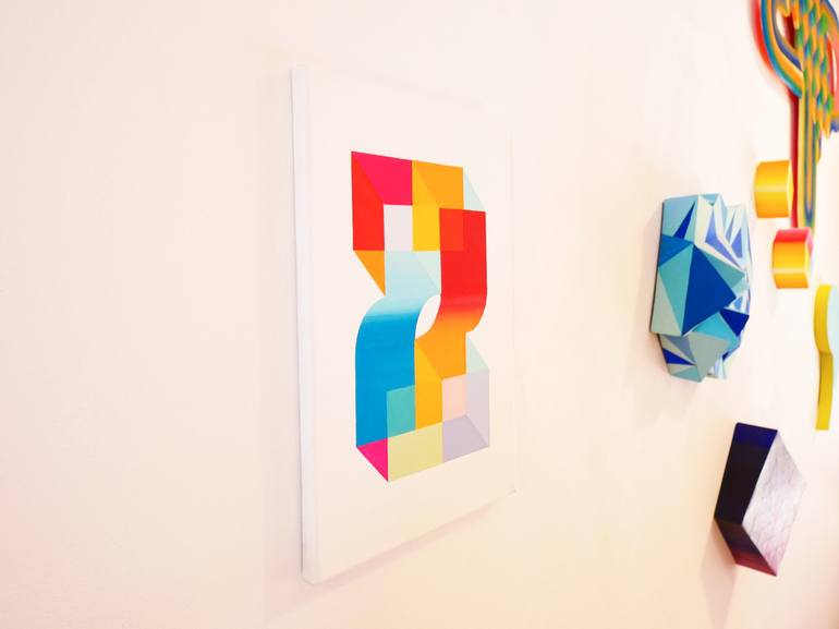 Original Geometric Painting by Jessica Moritz