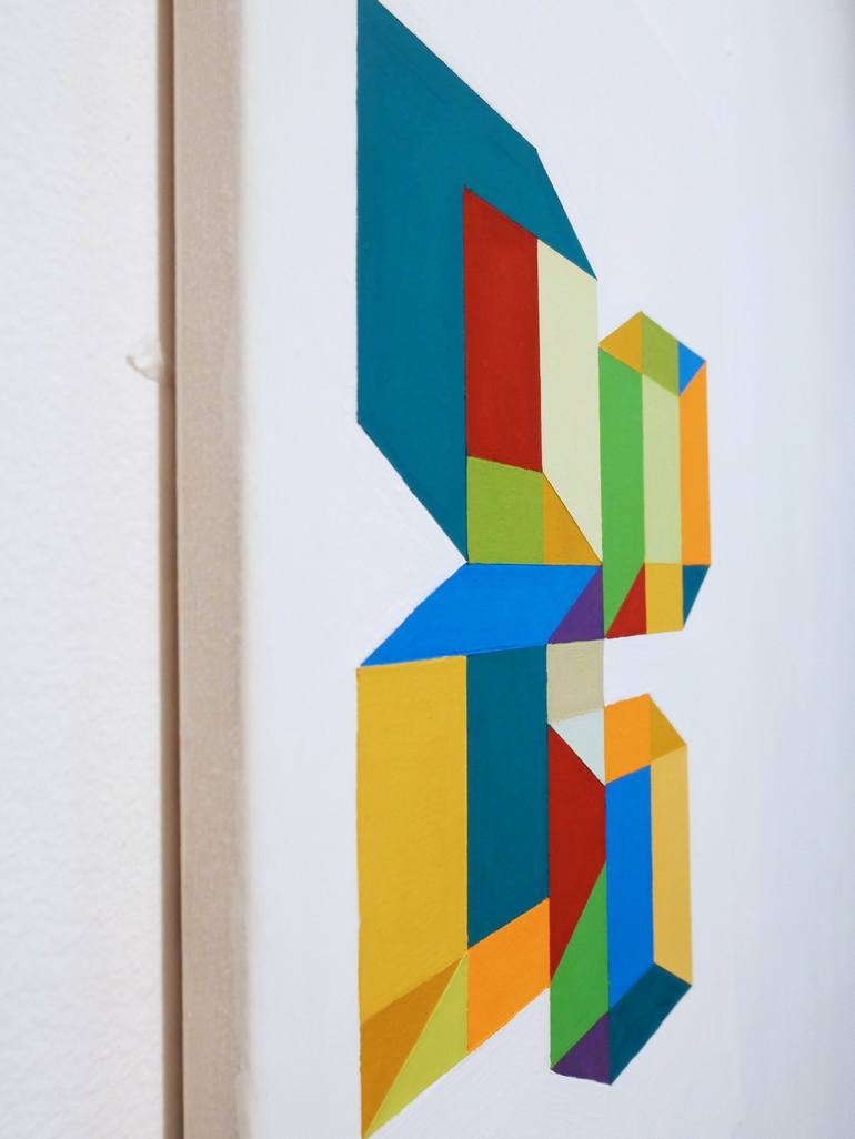 Original Geometric Painting by Jessica Moritz