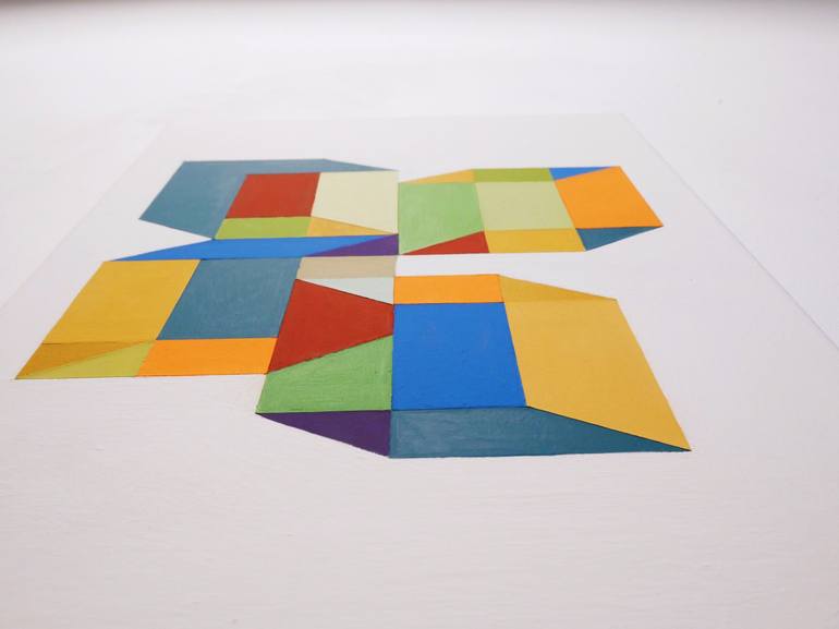 Original Geometric Painting by Jessica Moritz