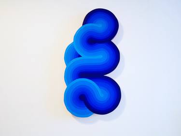 Blue blob, colorfield shape thumb