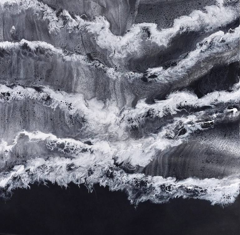 Midnight Sea Painting by john fatse | Saatchi Art