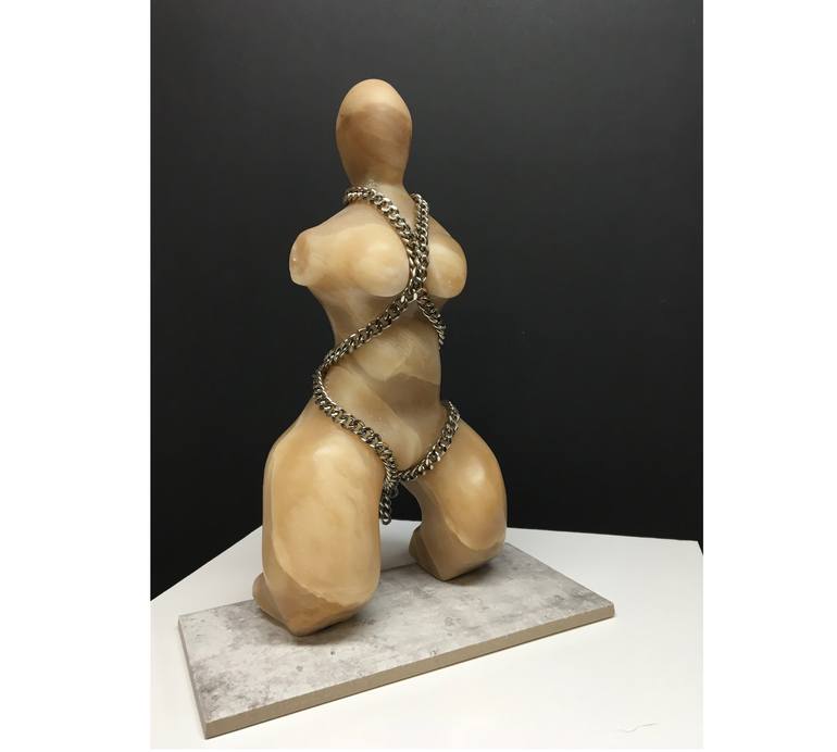 Original Abstract Erotic Sculpture by Dennisjames Partington