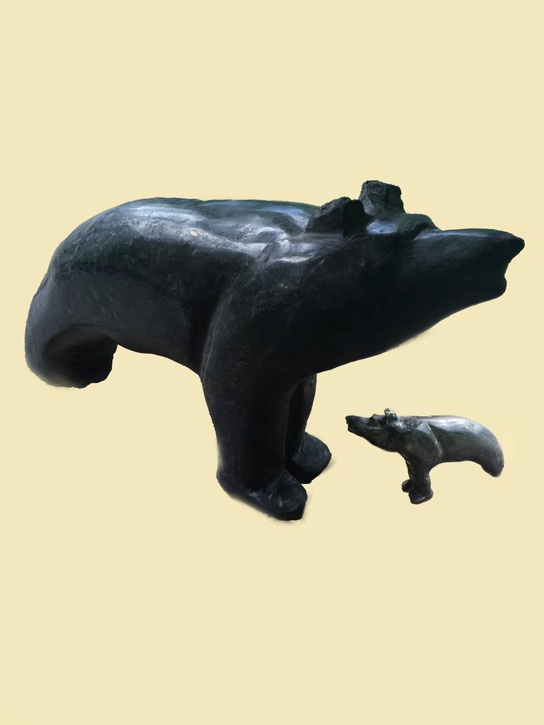 Original Figurative Animal Sculpture by Dennisjames Partington
