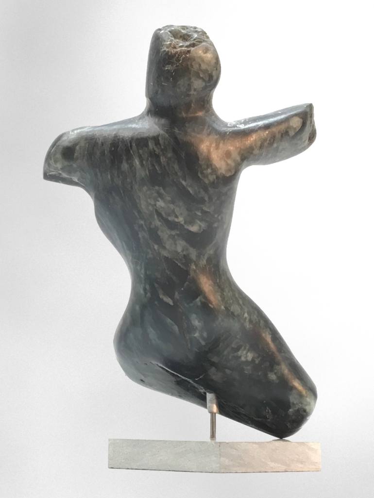 Original Figurative Nude Sculpture by Dennisjames Partington