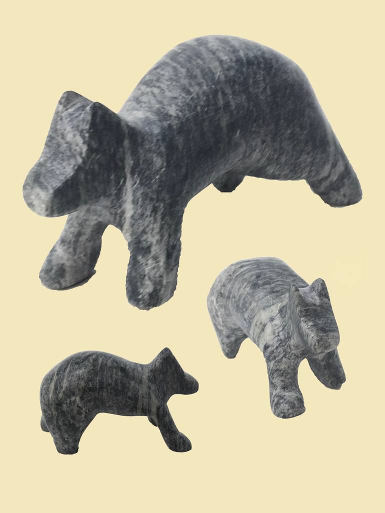 Original Figurative Animal Sculpture by Dennisjames Partington