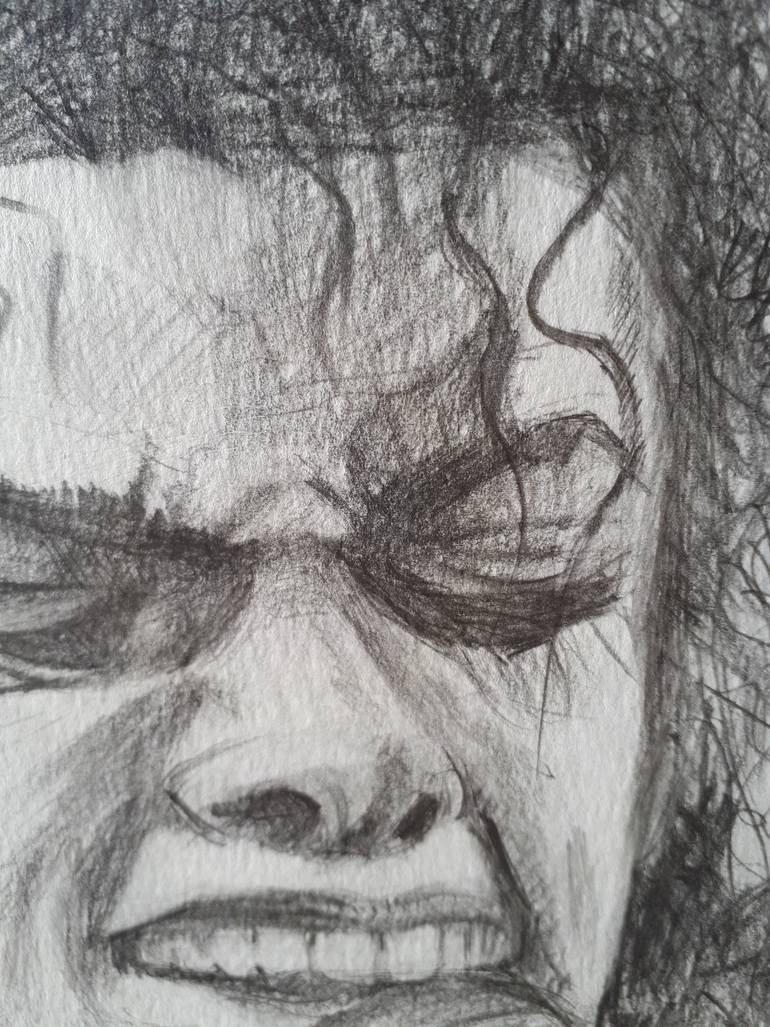 Original Conceptual Pop Culture/Celebrity Drawing by Lyudmila Tomchuk-Beregova