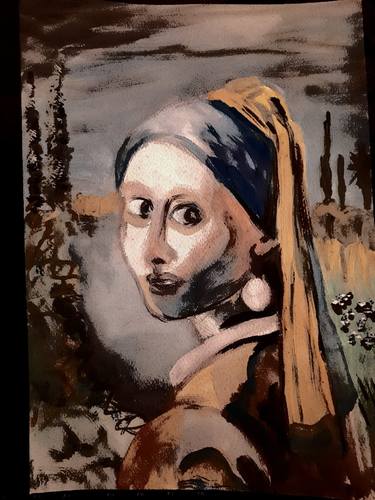 "STOP WAR. Girl with a Pearl Earring" thumb