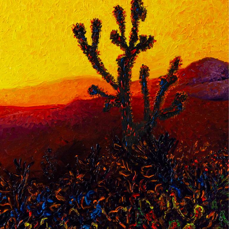 Original Impressionism Landscape Painting by Viniv Fingerpaintings
