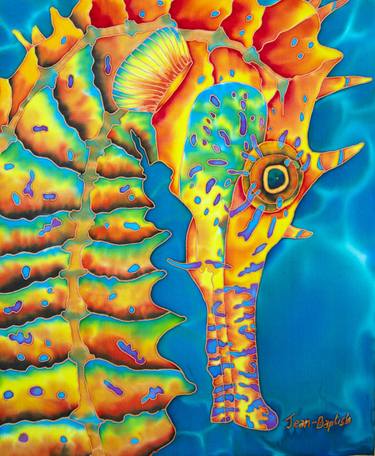 Seahorse #89 ( Limited series of 150 hand-painted originals ) thumb