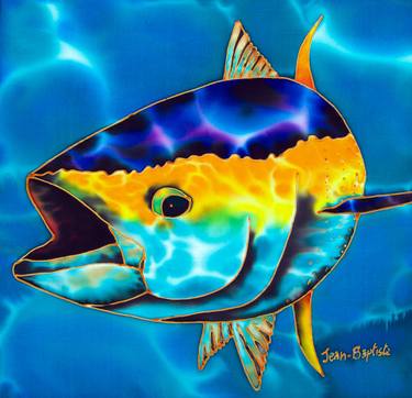 Original Fine Art Fish Paintings by Daniel Jean-Baptiste