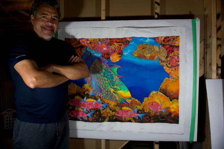 Original Expressionism Animal Painting by Daniel Jean-Baptiste