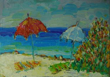 Original Impressionism Seascape Paintings by Iulia Cândea Daradici