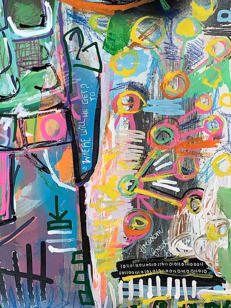 Original Expressionism Pop Culture/Celebrity Painting by Peter Charalambides