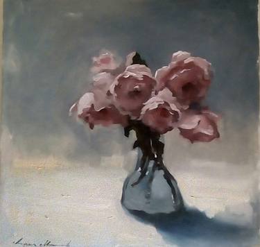 Original Impressionism Floral Paintings by ludmil manolov