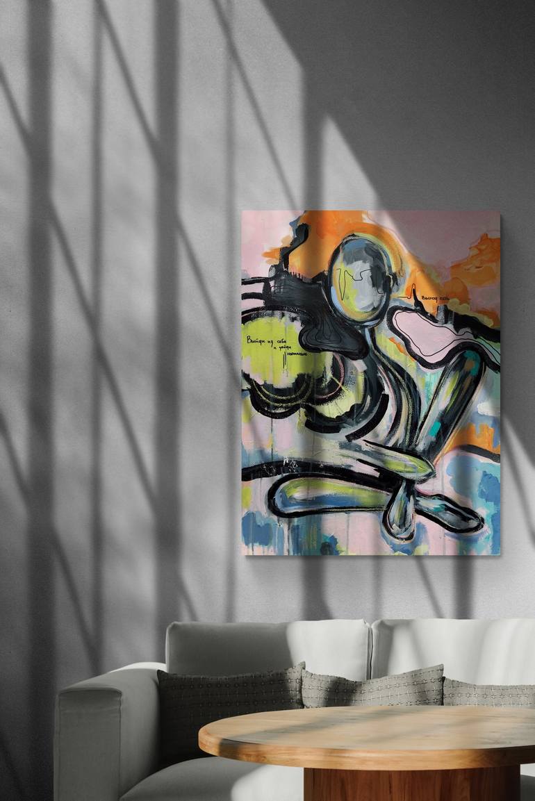 Original Abstract Painting by chroma Kristina Khramaya