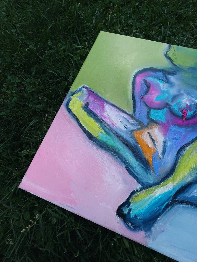 Original Nude Painting by chroma Kristina Khramaya