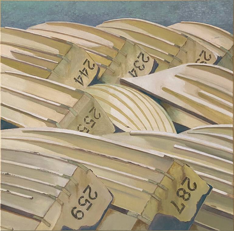 Original Contemporary Boat Painting by Bruce Howard