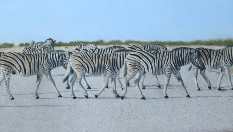 Original Fine Art Animal Drawing by Paulien De Saeger