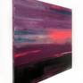 I love the sunsets .... with all their colors and changes in just a few seconds!! and can capture one of this moments, it´s magic!
I love to paint with acrylics and abstract landscapes because the spectator has all the way long to discover or dive in it and feel all the different feelings that the painting can give them.