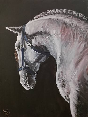 Print of Horse Paintings by Srdjan Simic
